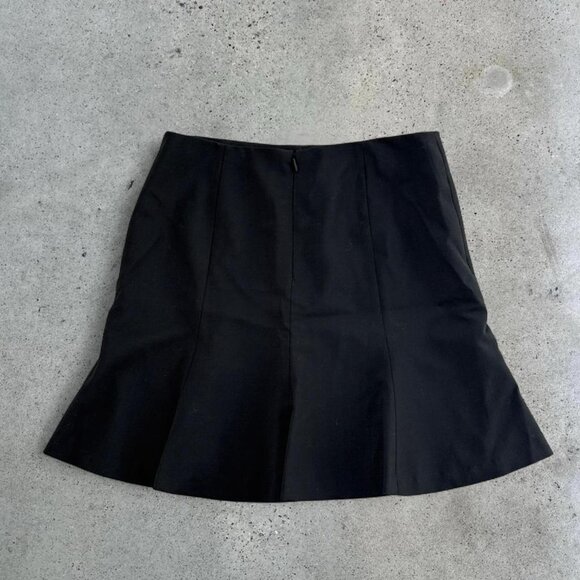 Vintage black wool mini skirt - Picture 5 of 5